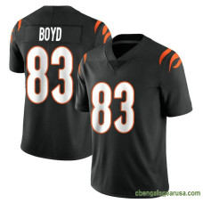 Mens Cincinnati Bengals Tyler Boyd Black Limited Team Color Vapor Untouchable Cb207 Jersey B689
